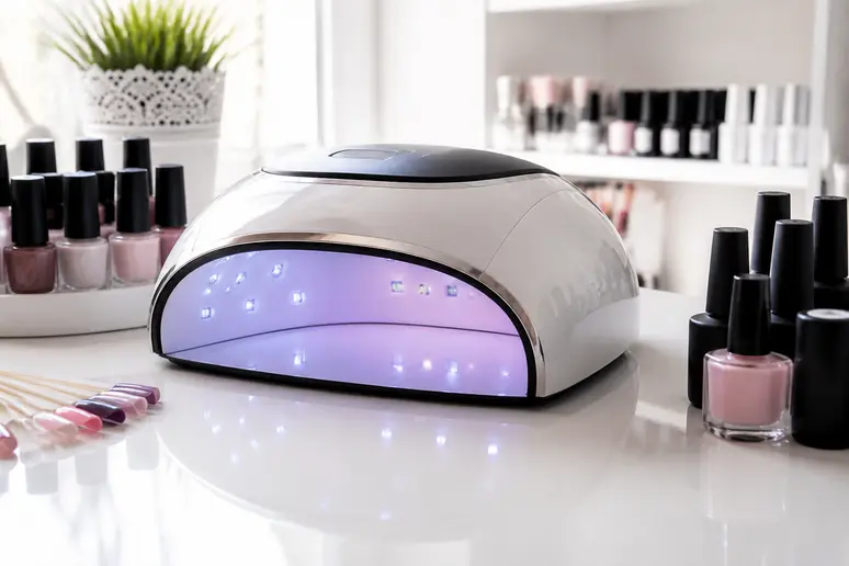 Modèle de lampe UV manucure haute puissance avec affichage numérique pour gel de construction.